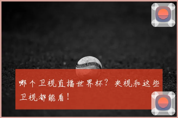 哪个卫视直播世界杯？央视和这些卫视都能看！